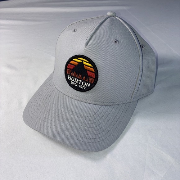 Burton Other - Burton Mountain Patch SnapBack Hat Snowboard And Skate Gray